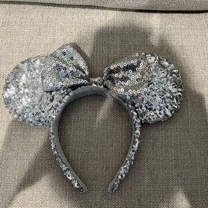 Silver Disney Minnie Ears